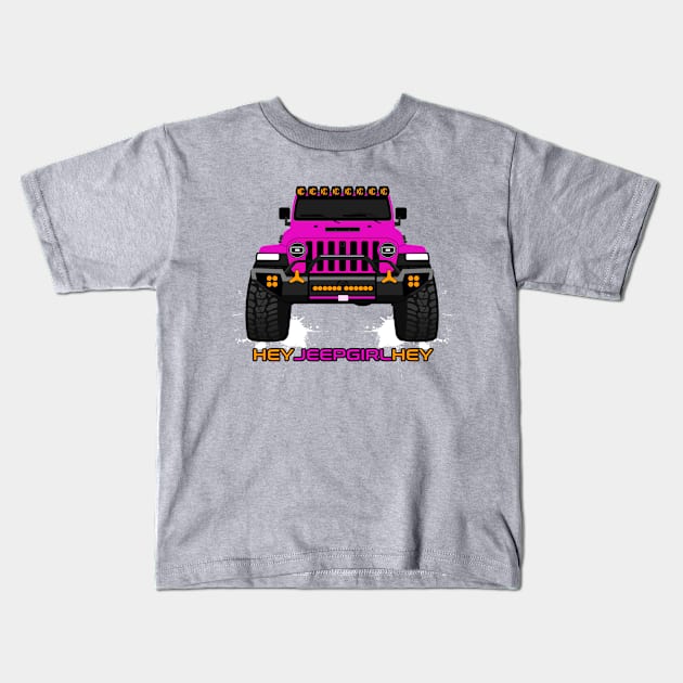 herjeepgirlhey Kids T-Shirt by sojeepgirl